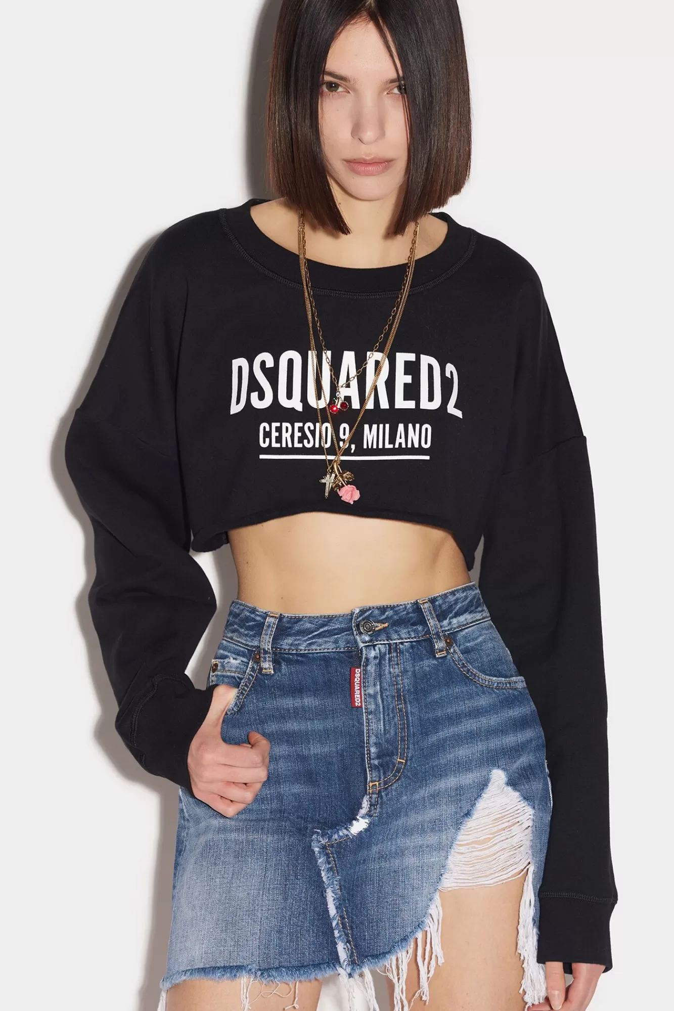 Ceresio 9 Crop Sweater<Dsquared2 Fashion