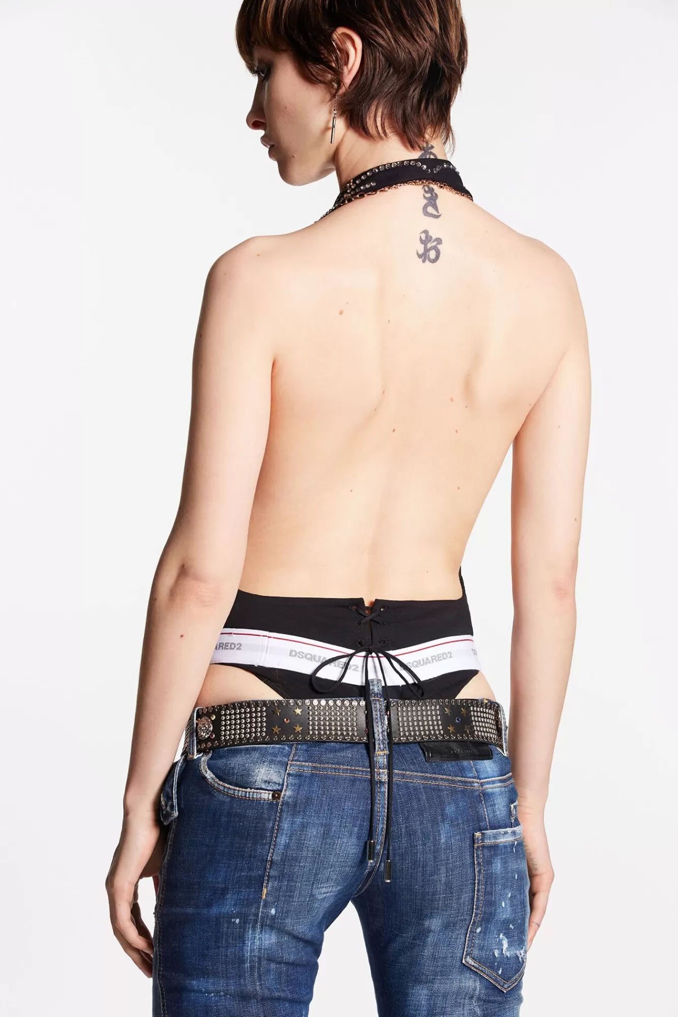 Crystal Body Top<Dsquared2 Fashion