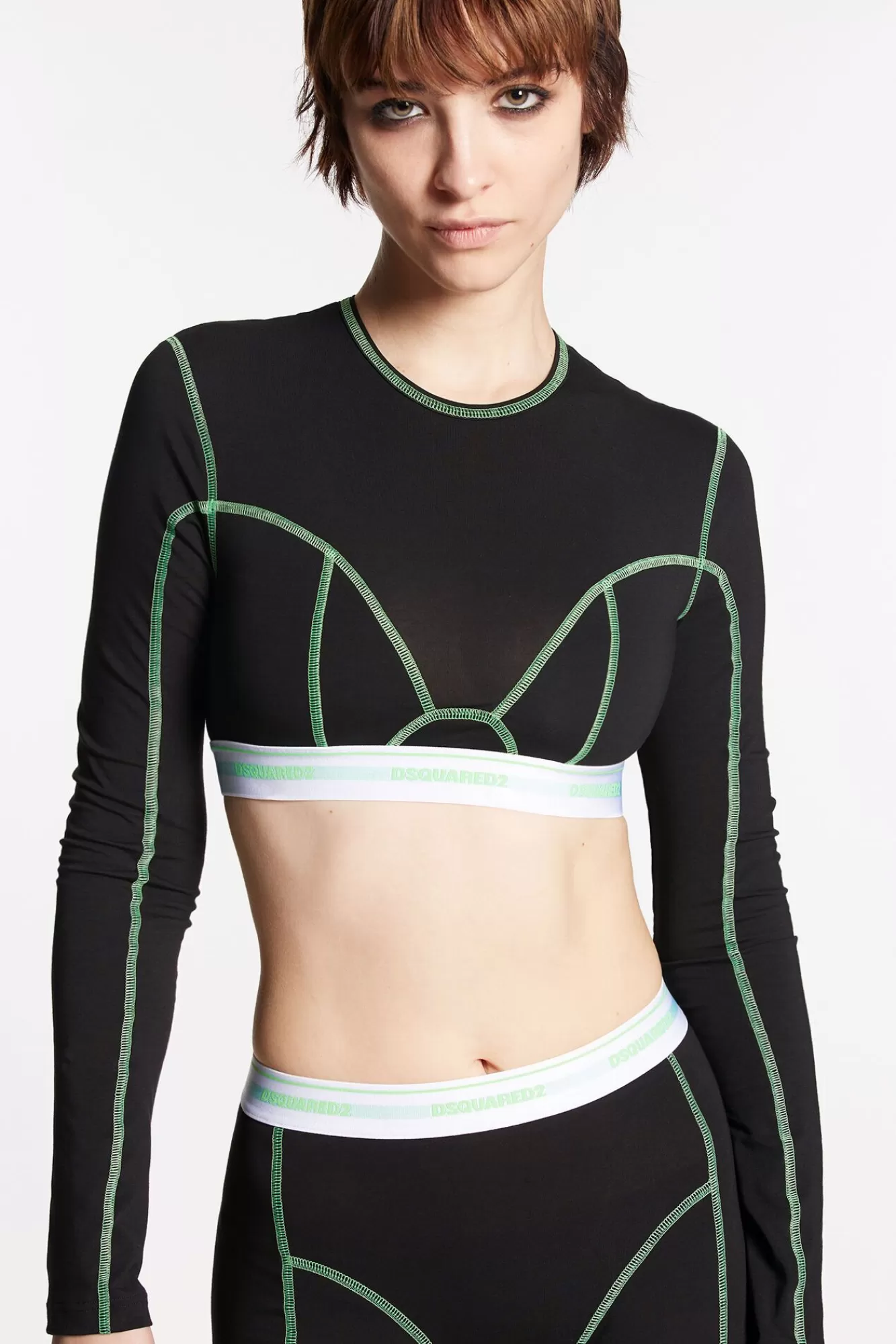Band Technicolor Long Sleeves T-Shirt<Dsquared2 Discount